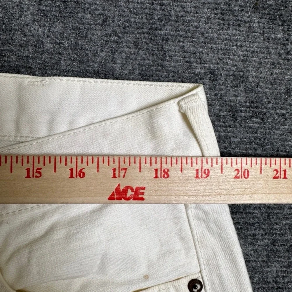 Denim & Supply Ralph Lauren Prospect Slim White Distressed Jeans 38/30 Mens